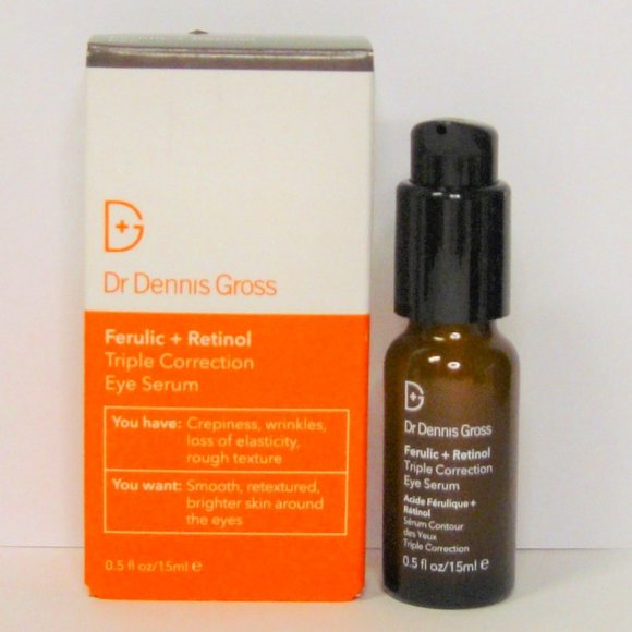 Dr Dennis Gross Other - Dr. Dennis Gross Ferulic + Retinol Triple Correction Eye serum 0.5 oz